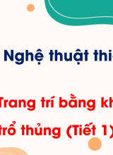 Bài 6. Trang trí bằng khuôn in trổ thủng (Tiết 1)
